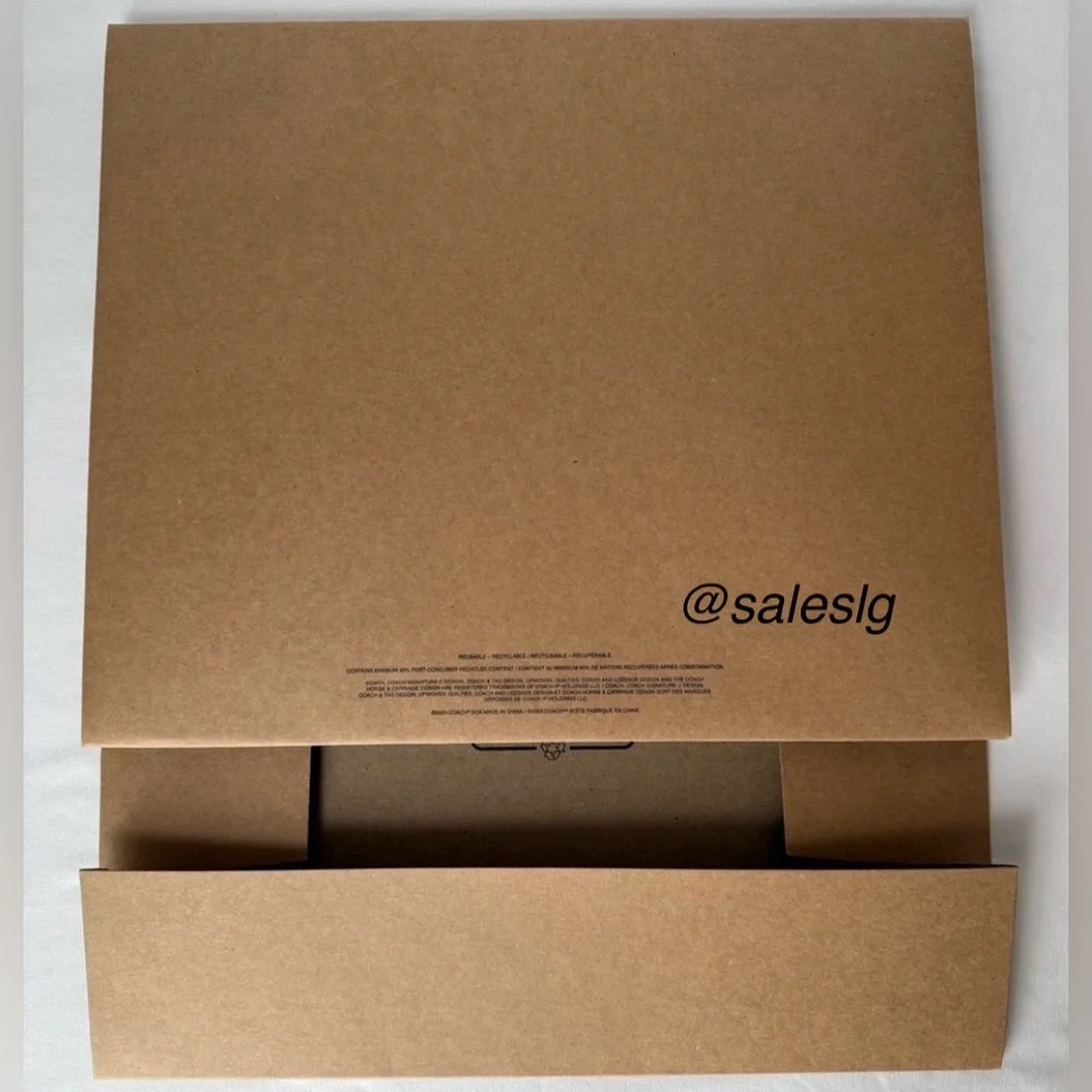 Coach Packaging Supplies medium-sized packaging set for Small-medium size bags
